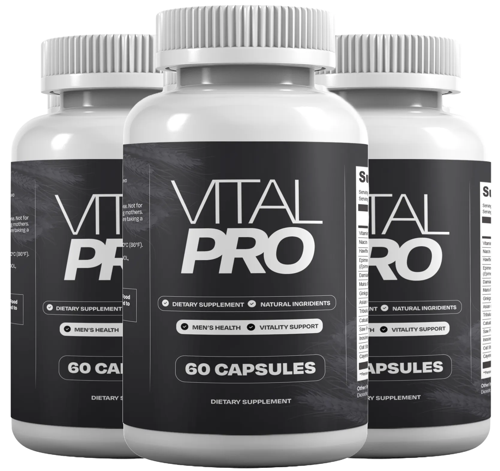 VitalPro 3 Bottle Package — 90-day supply at $59 per bottle