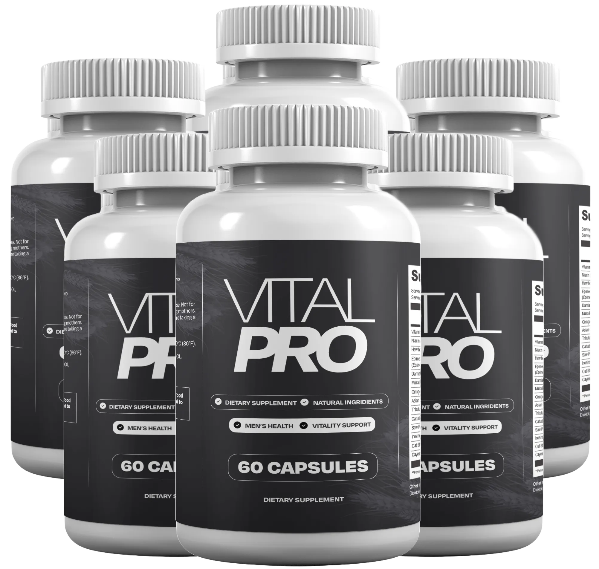 VitalPro 6 Bottle Best Value Package — 180-day supply at $49 per bottle